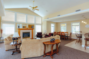 Sunridge Apartments clubhouse interior