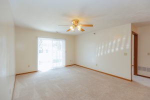 Apartment interior of Sunburst Floorplan: 2 bedroom 972 sq ft