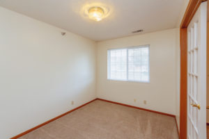 Den interior of Sunset Floorplan: 1 bedroom with den